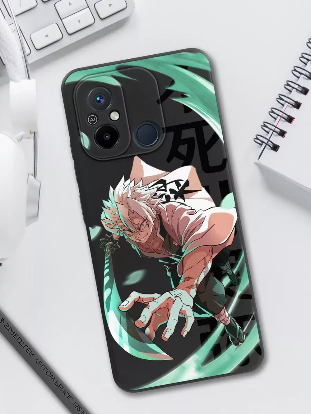 Чехол для Xiaomi Redmi 12C и Poco C55 с принтом