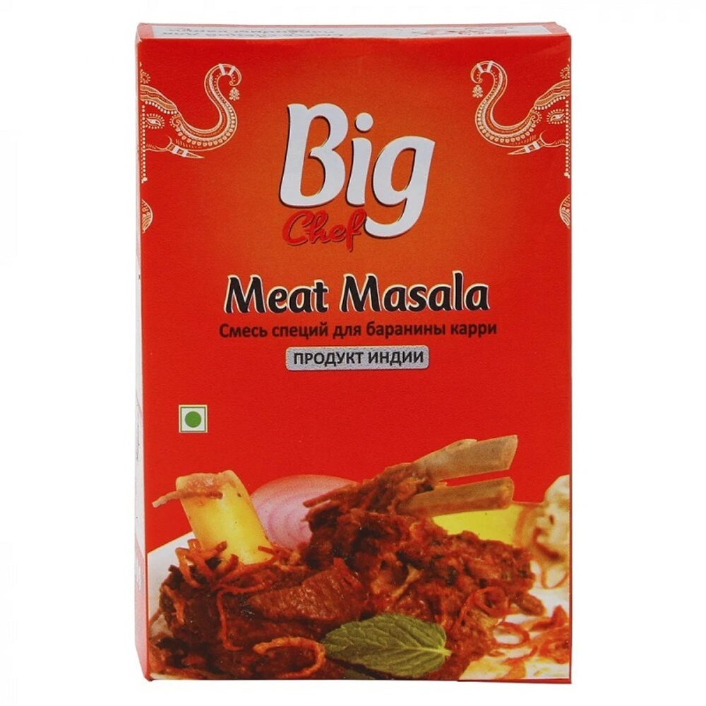 Приправа Big Chef для мяса Meat Masala (Смесь специй для баранины карри) 100 г