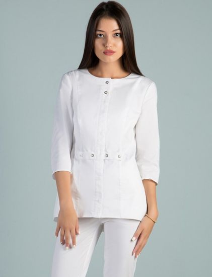 Блуза женская M401 3/4 (белый)