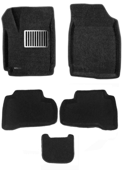 Коврики салона для SUZUKI Grand Vitara (2005-2014) Euromat 3D Lux черные. Арт. EM3D-004801