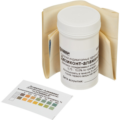 Индикатор Дезиконт-АН,на "Аламинол",100 пол., Винар, уп.