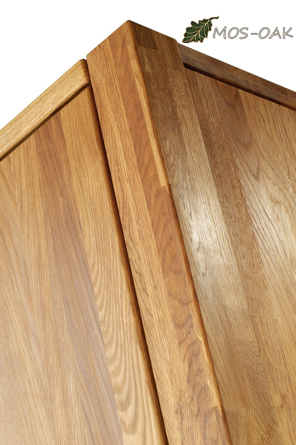 Шкаф для одежды из массива дуба Аликанте двухдверный