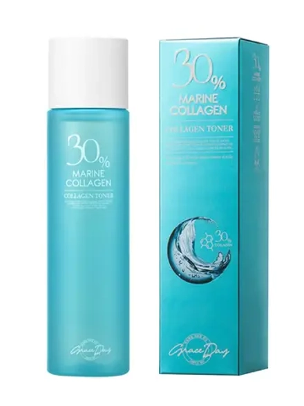 GRACE DAY - ТОНЕР ДЛЯ ЛИЦА С МОРСКИМ КОЛЛАГЕНОМ MARINE COLLAGEN 30% TONER, 150 ML