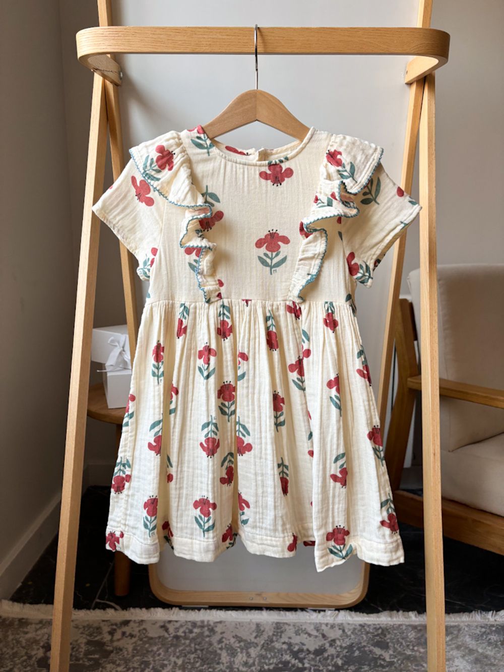 Хлопковое платье Petit Bateau, 110