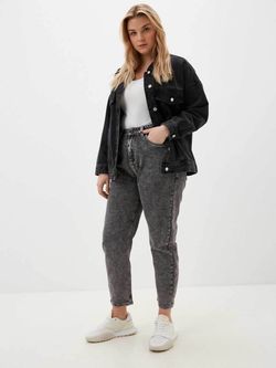 Джинсы больших размеров на молнии