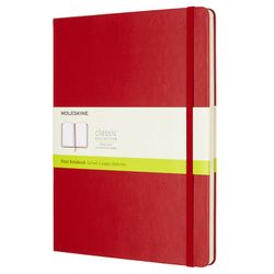 Блокнот Moleskine Classic XLarge нелинованный красный (QP092F2)