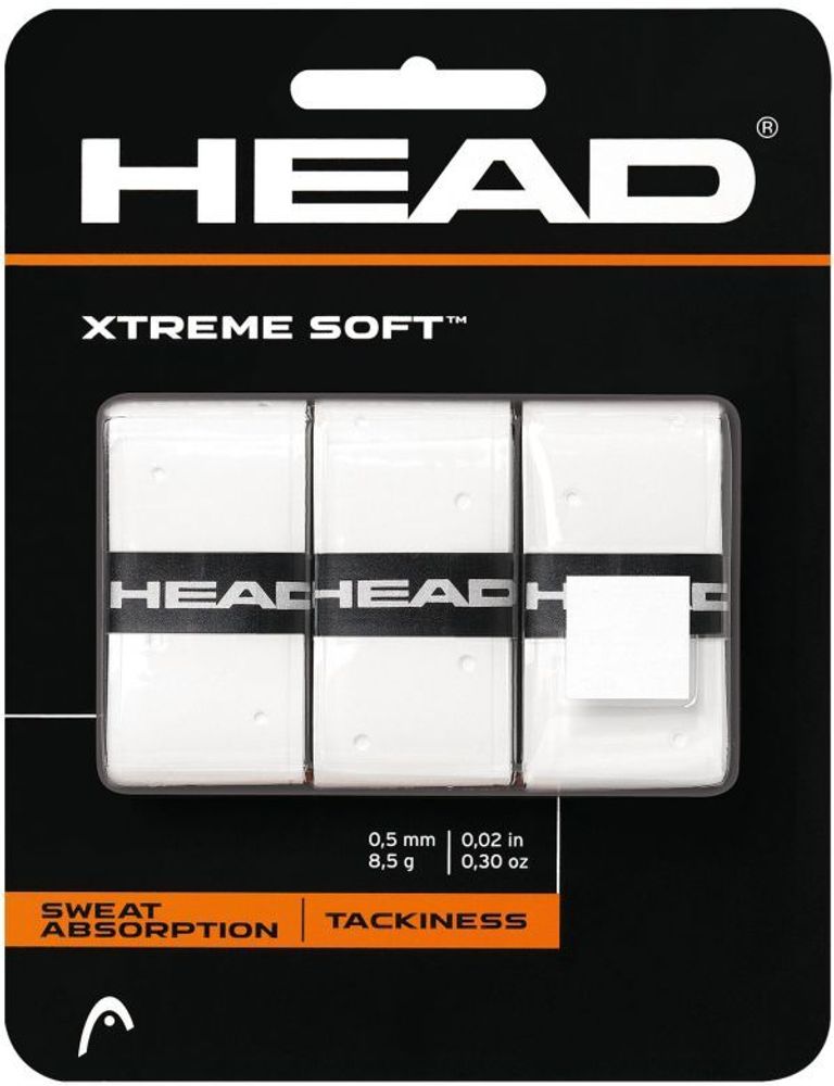 Теннисные намотки Head Xtremesoft white 3P