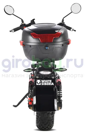 Электроскутер WHITE SIBERIA MINI R 1200w 2.0 - Черный фото 3 фото №5