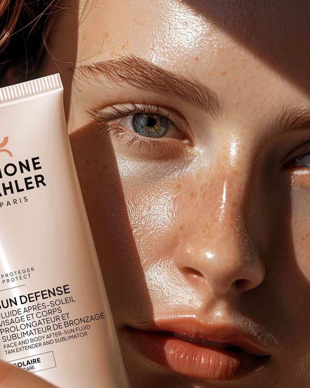 Simone Mahler Увлажняющий флюид после солнца для лица и тела SUN DEFENSE FACE AND BODY AFTER-SUN FLUID TAN EXTENDER AND SUBLIMATOR 150 мл