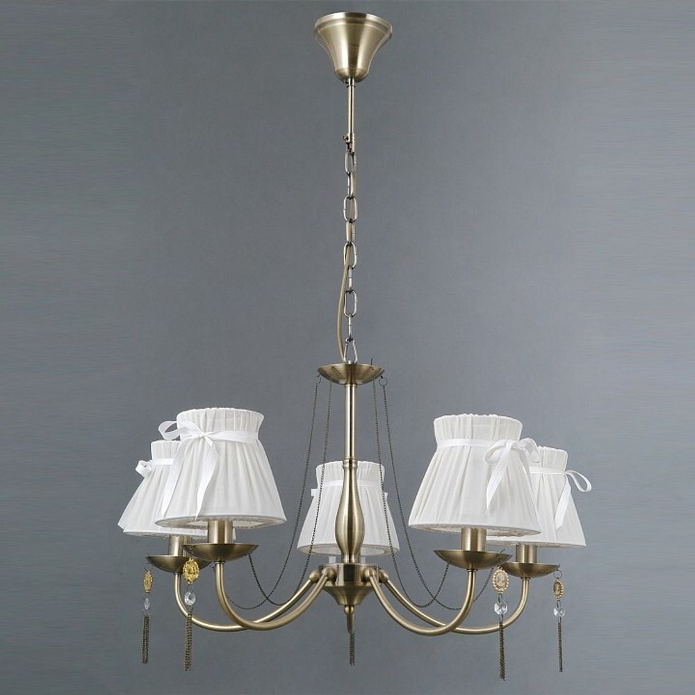 Подвесная люстра ILLUMICO IL0023 IL0023-5PSQ-24 AB CASTOR