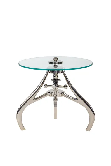 Кофейный столик "Лофт" Серебро