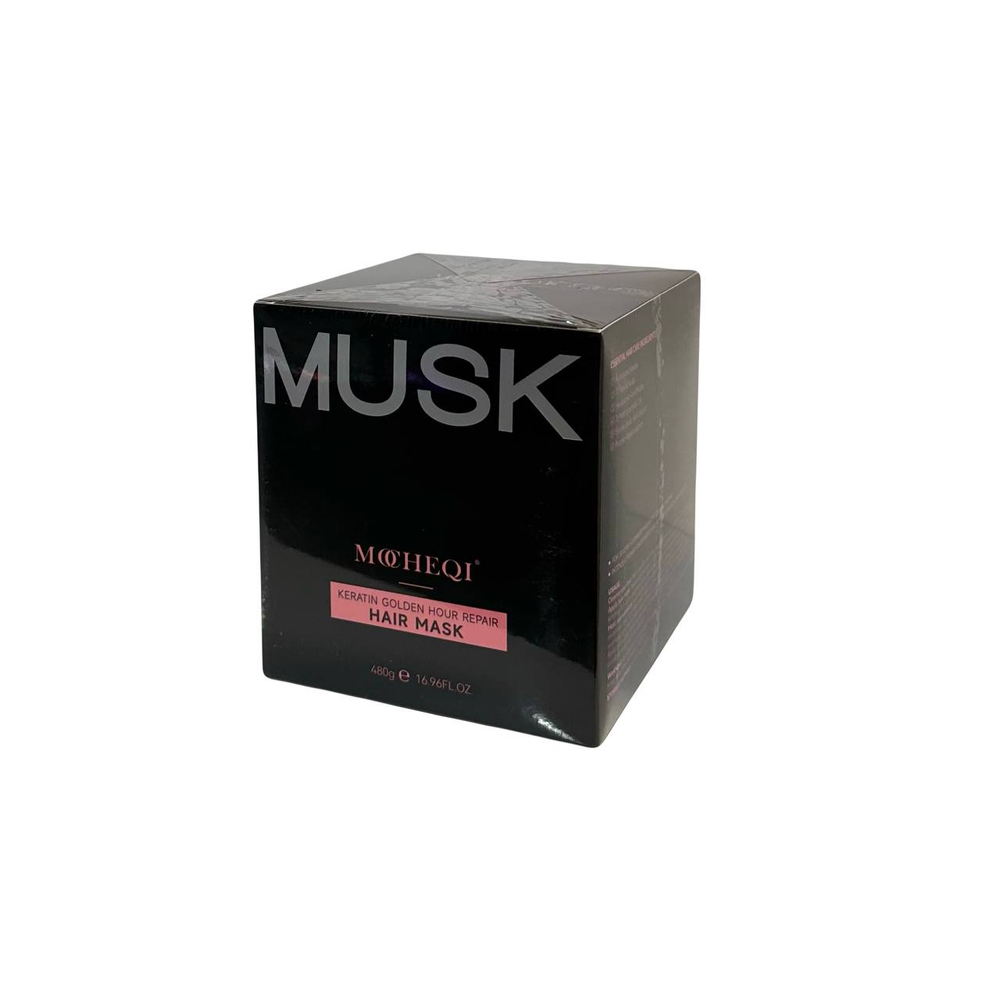 Маска кератиновая для волос с аминокислотами и экстрактом Камелии, MOCHEQI Musk 480г