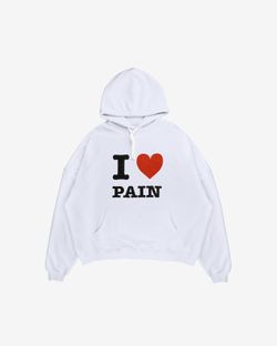 Худи Love Pain Белое