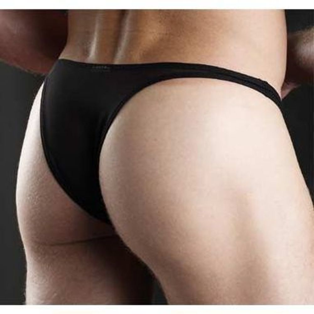 Мужские трусы танга Joe Snyder Black Mini Brief