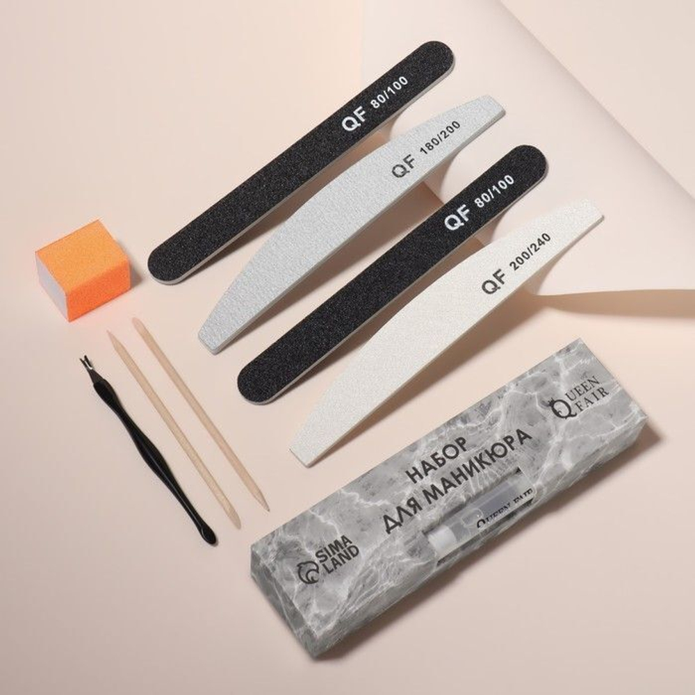 Набор для маникюра AQUA из 9 предметов