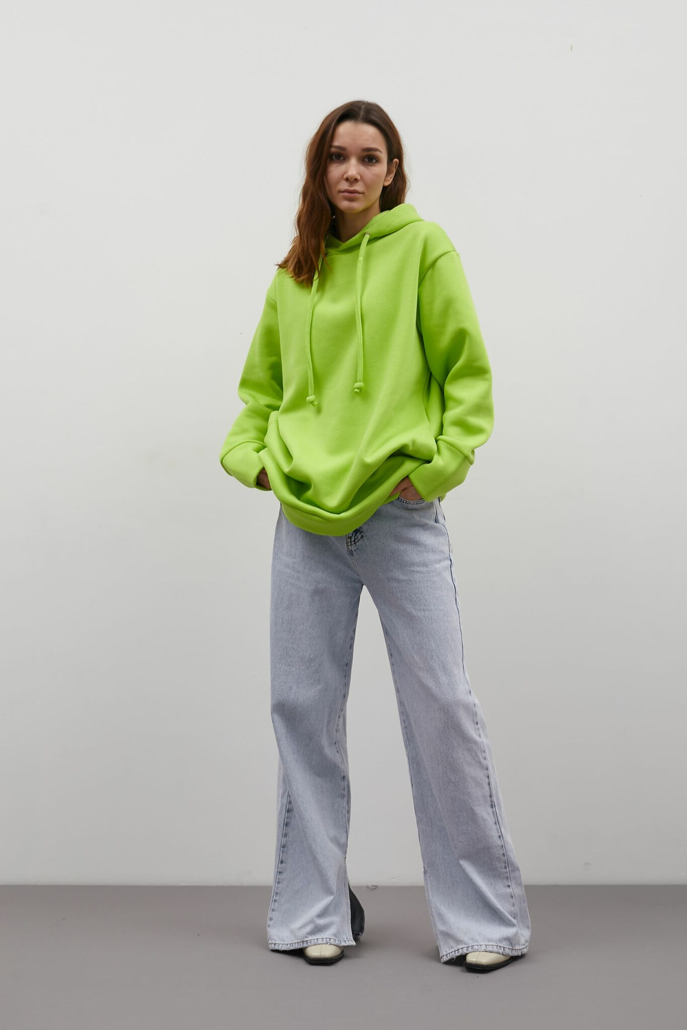 Худи с начесом на кулисе