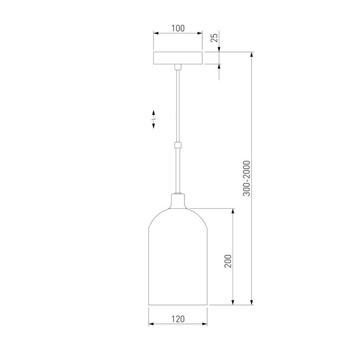 Подвесной светильник Eurosvet Bambola 50357/1 латунь