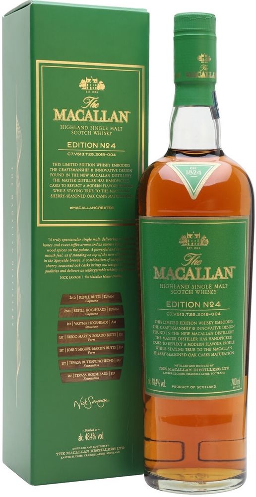 Виски Macallan Edition №4 gift box, 0.7 л