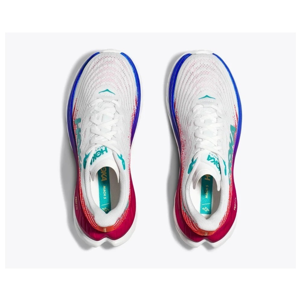 Кроссовки женские HOKA W MACH 5 White / Flame