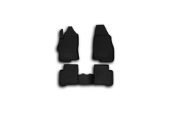 Коврики Standard, в салон FIAT Linea 2007- , 4 шт. (полиуретан, чёрные) Element.NLC.15.19.210