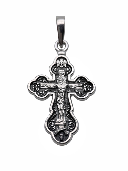 Крест из серебра/Чернение