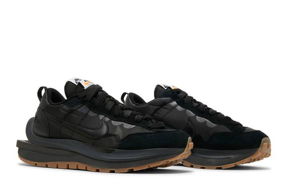 Кроссовки Sacai X Nike Vaporwaffle Black And Gum