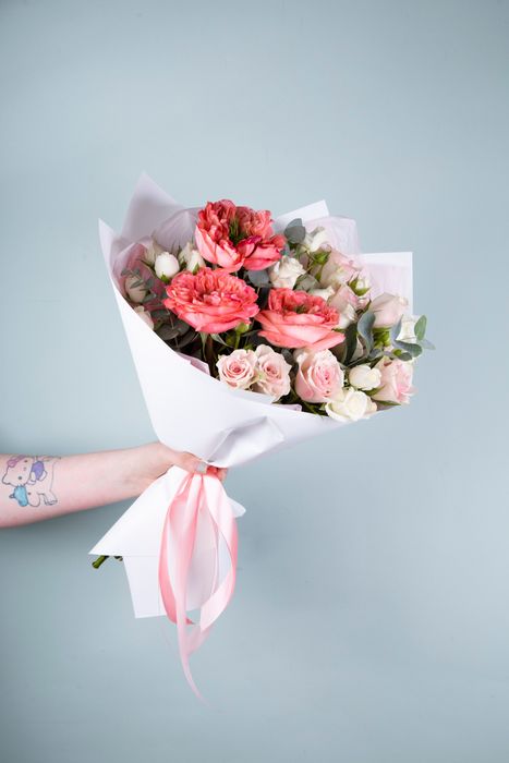 Букет "Ванильное небо"