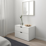 Комод NORDLI 47х54х80 см (МДФ) Белый DM635-6 80*47*54 см, Белый   Фиеста