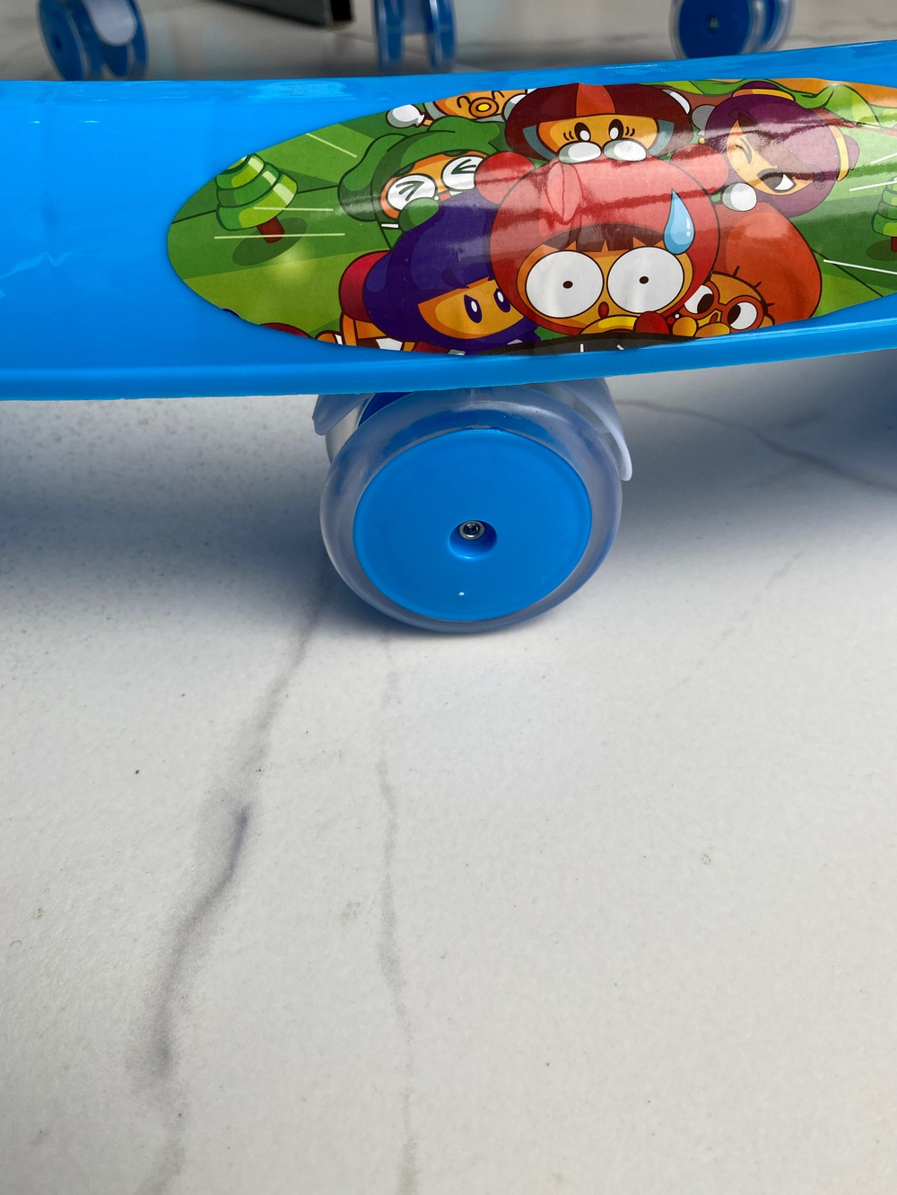 Ходунки "Маленький водитель С", 8 силиконовых колес, муз., игр. (Alis) (синий)