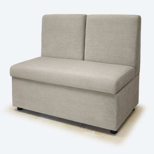 Диван в прихожую 100 см, с ящиком, Dream Beige