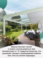 Акриловая краска для мебели и дерева мятная 1 литр