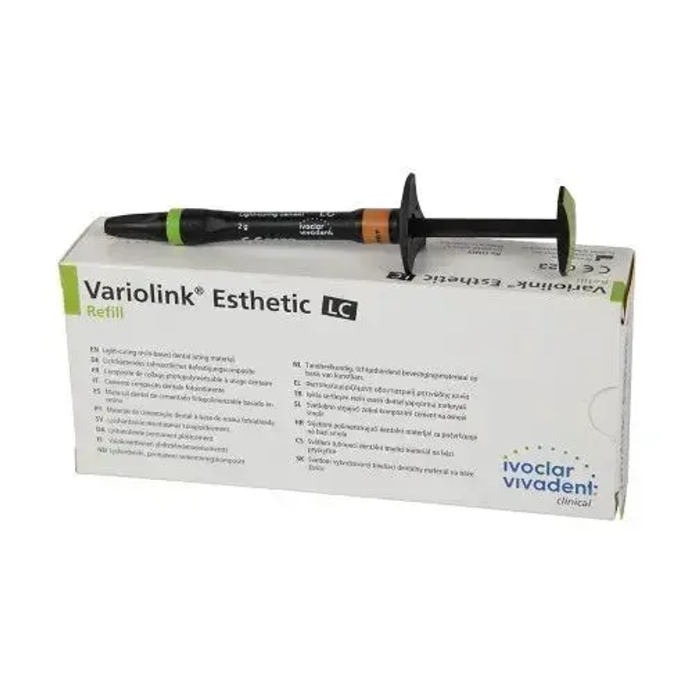 ariolink Esthetic LC Refill warm+ – эстетичный фиксирующий композит светового отверждения для постоянной фиксации керамических и композитных реставраций.