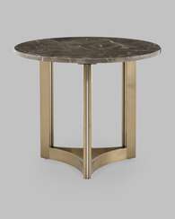 Журнальный столик Кассия 60*60 см темная керамика