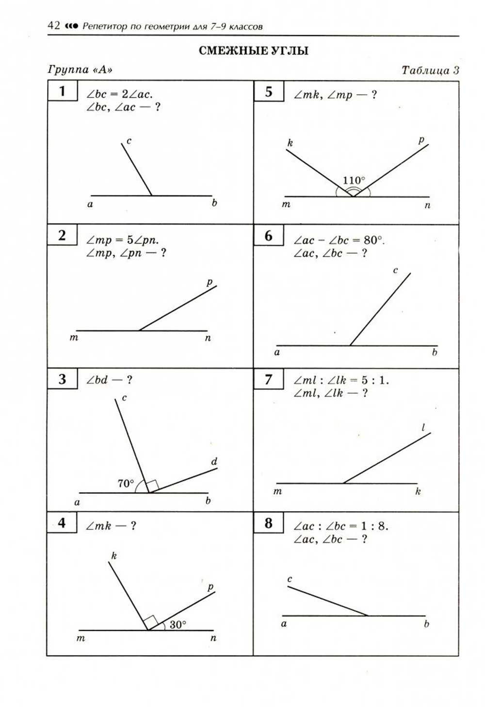 Репетитор по геометрии для 7-9 классов