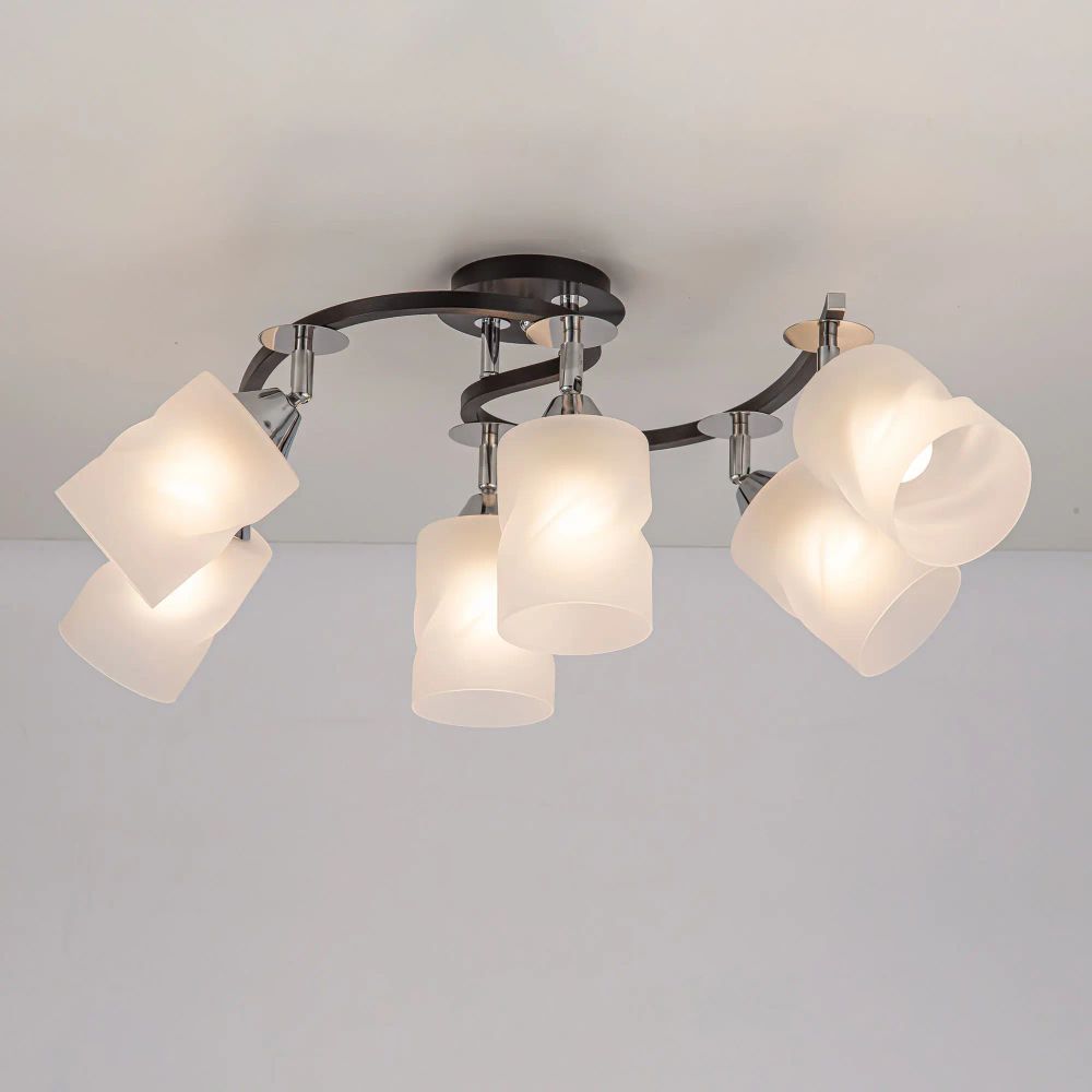 Citilux Сиерра CL119261 Люстра с поворотными плафонами Чёрная