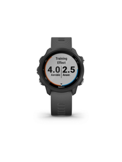 Garmin Forerunner 245 чёрный с серым ремешком беговые смарт-часы с GPS (010-02120-10)