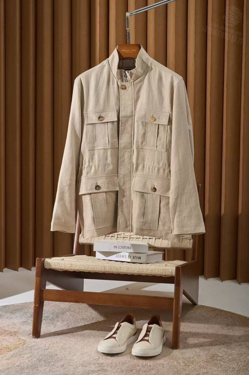 Льняная ветровка Loro Piana