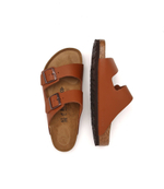 Кожаные шлепанцы arizona Birkenstock - коричневый(1019019)