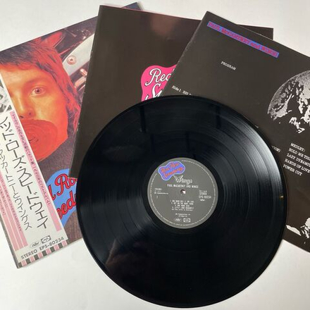Винтажная виниловая пластинка LP Paul McCartney And Wings Red Rose Speedway (Japan 1975) (Obi, 2 Буклета)