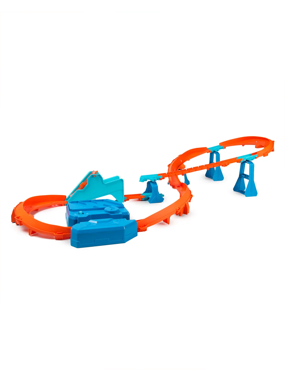 Трек Hot Wheels 3 в 1 с трамплином и мотором JDB49 | Hot Wheels Action 3-in-1 Track Set | моторизированный трек 1:64 5+