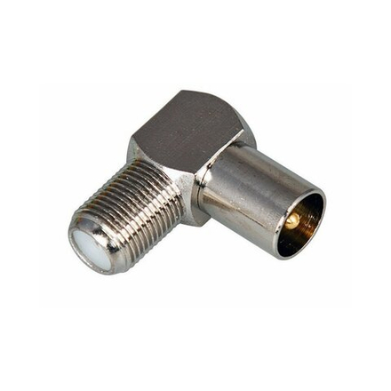 138 Переход F-гнездо - ТВ-штекер угловой