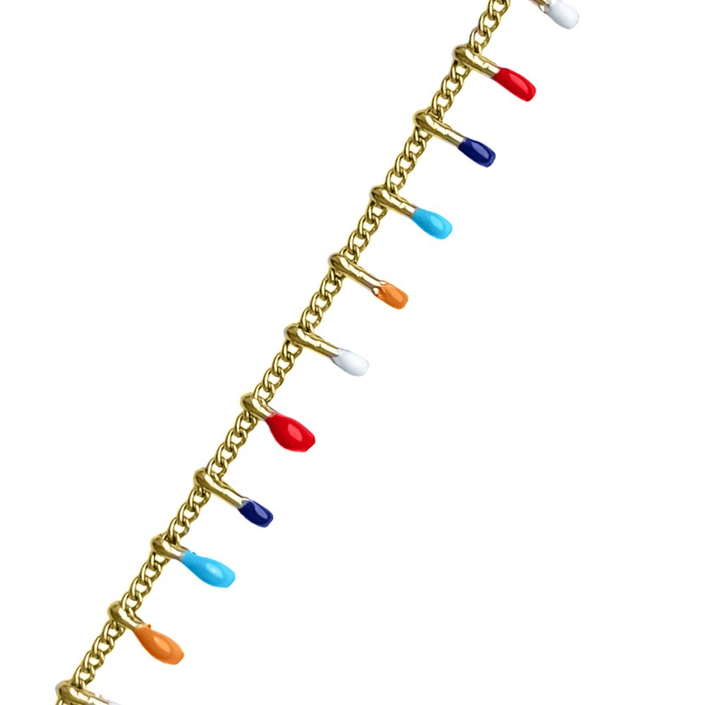 Цепь с элементами эмали Greece