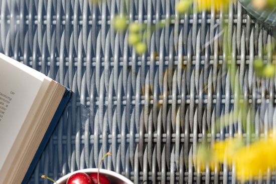 "Лунго" трансформирующаяся лаунж-зона из искусственного ротанга, цвет графит