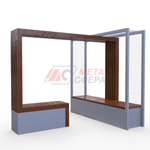 Скамейка-пергола Герман