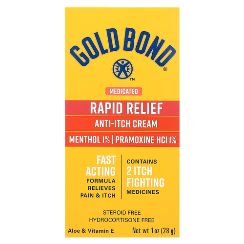 Gold Bond, лечебный крем против зуда, с быстрым эффектом, 28 г (1 унция)