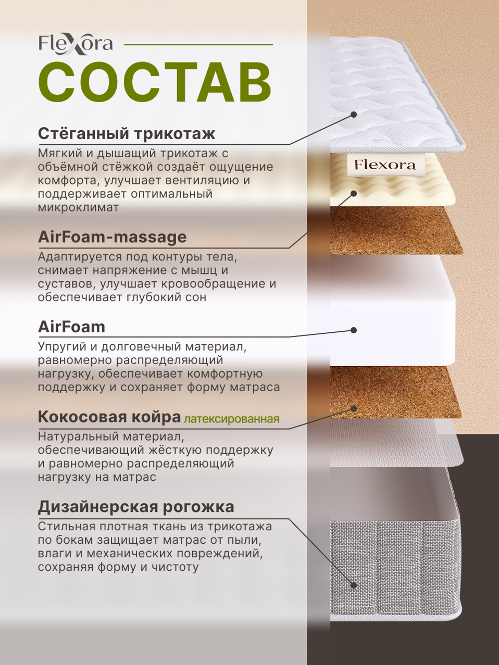 Матрас Flexora ExtraFlex