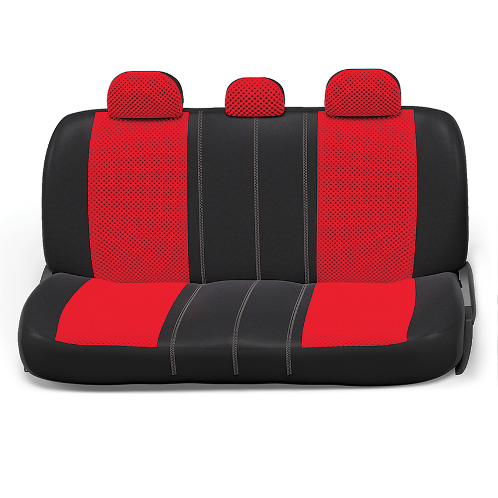 Авточехлы AUTOPROFI EXTRA COMFORT ECO-1105 BK/RD черный/красный размер М