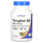 Nutricost, Тонгкат али, 120 капсул