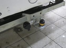 Фаркоп оцинкованный с электрикой Смарт для Mercedes Sprinter (шасси) 2006-2018 MOTODOR.ZM202FE+smart