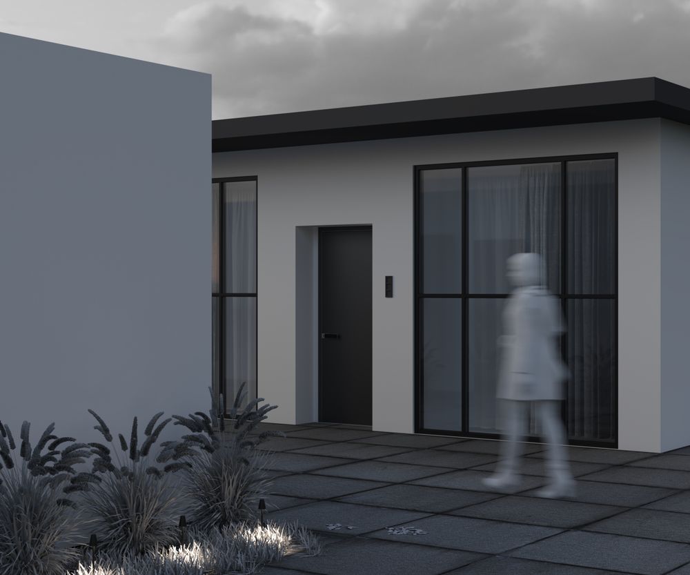 Уличный грунтовый светодиодный светильник Maytoni   O504FL-L1B3K